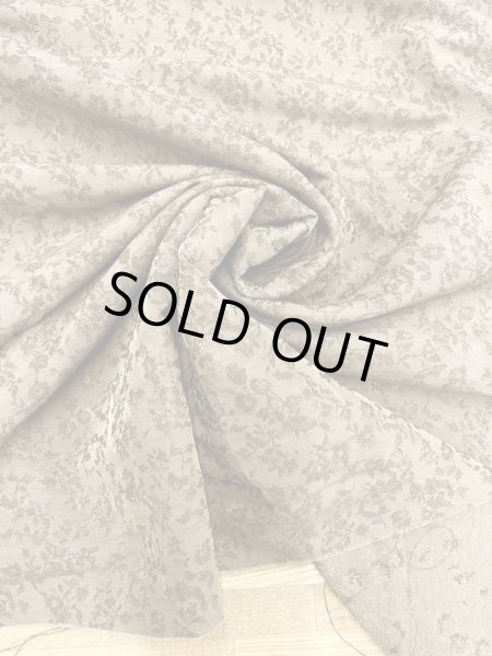 画像6: 生地:花柄ジャガードポリエステル(濃ベージュ) (6)