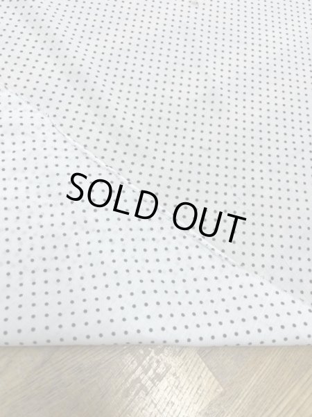 画像3: 生地：ポリエステル100％水玉柄プリント（白／黒） (3)