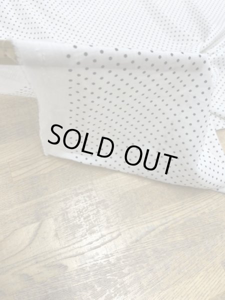 画像7: 生地：ポリエステル100％水玉柄プリント（白／黒） (7)