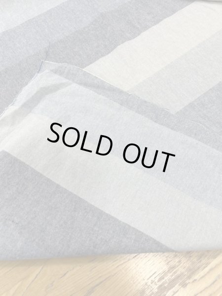 画像3: 生地:綿100%3色太ボーダー柄ダンガリー (3)