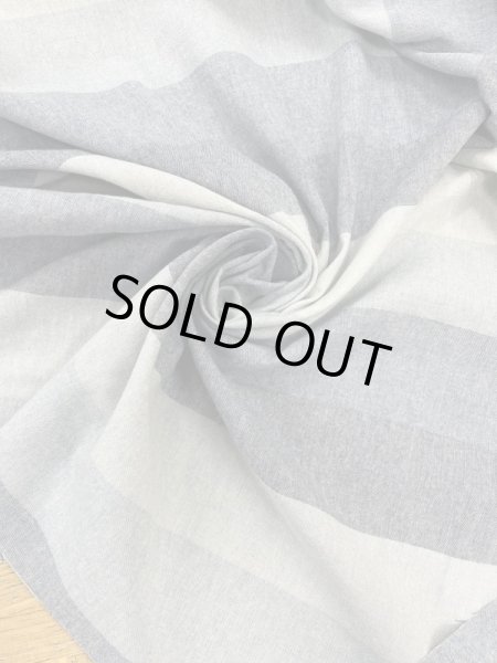 画像6: 生地:綿100%3色太ボーダー柄ダンガリー (6)