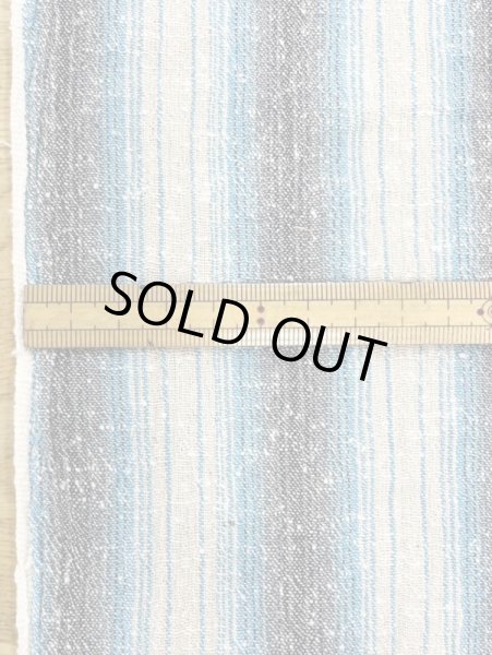 画像2: 生地:綿100%ストライプ(ブル―系) (2)