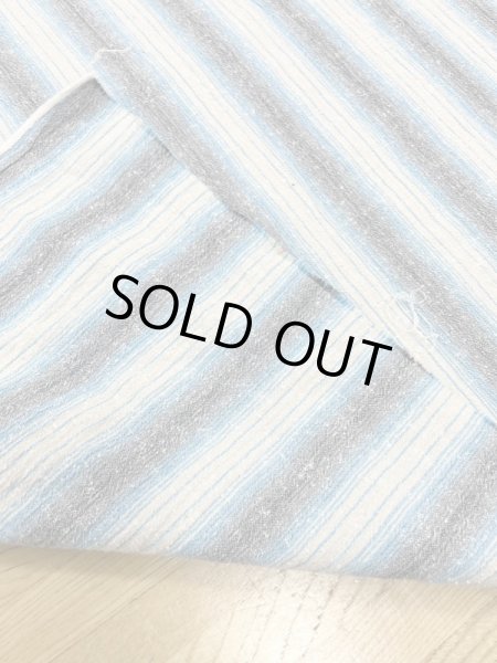 画像3: 生地:綿100%ストライプ(ブル―系) (3)