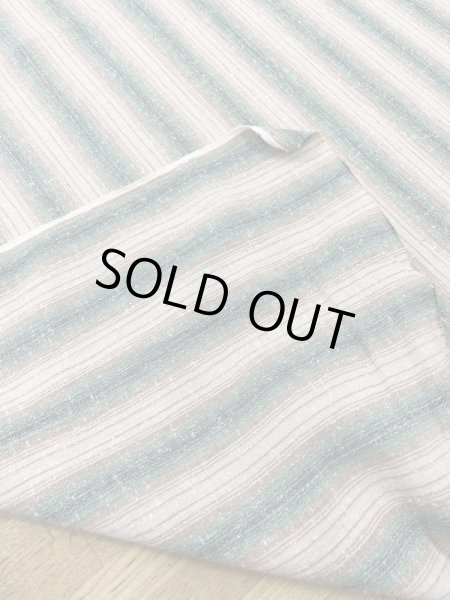 画像3: 生地:綿100%ストライプ(茶緑系) (3)