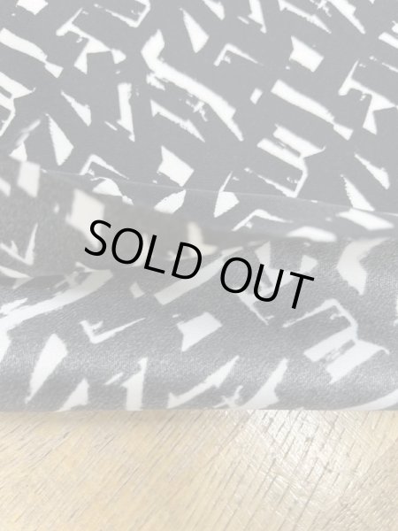 画像4: 生地：ポリエステル100％ソフトストレッチツイル（白／黒） (4)