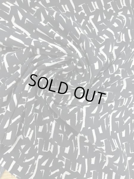 画像6: 生地：ポリエステル100％ソフトストレッチツイル（白／黒） (6)