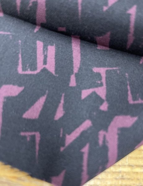 画像7: 生地：ポリエステル100％ソフトストレッチツイル（レンガ／黒） (7)