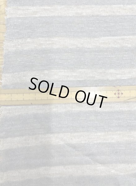 画像2: 生地:麻100%霜降り天竺ニット(グレー/グレージュ) (2)