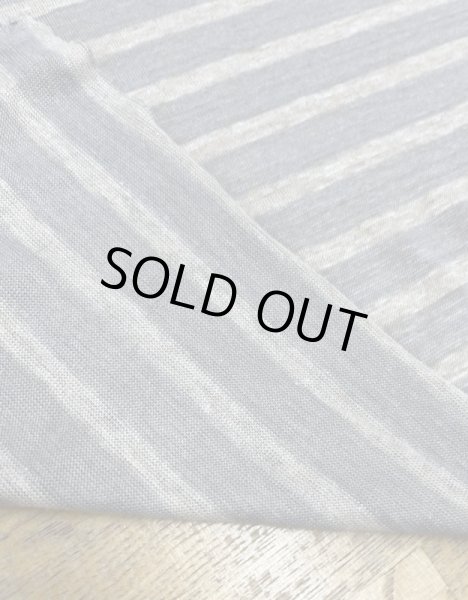 画像3: 生地:麻100%霜降り天竺ニット(グレー/グレージュ) (3)