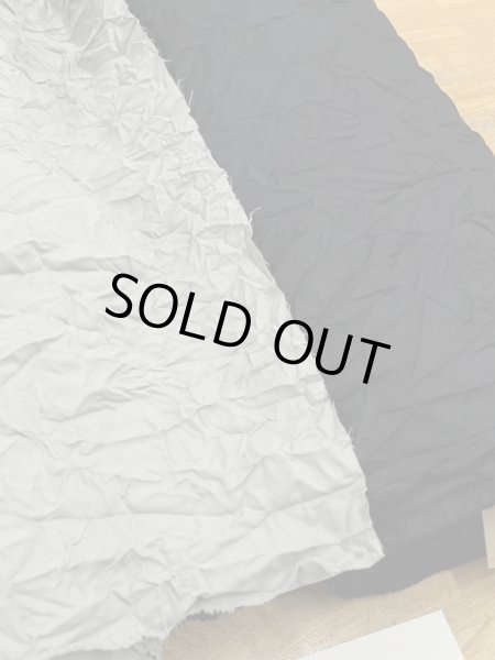 画像7: 生地：シワ加工ポリエステル100％ツイル（黒） (7)