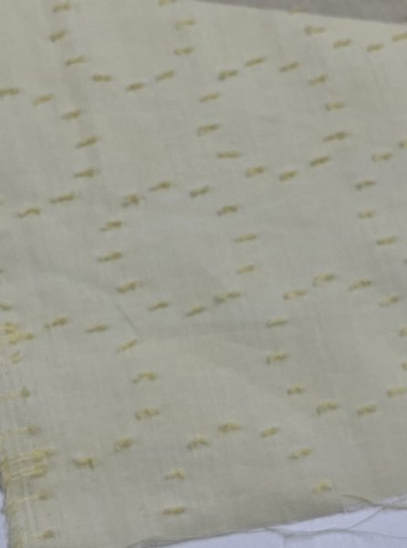 画像7: 生地:綿100%サークルカットジャガード(黄色) (7)