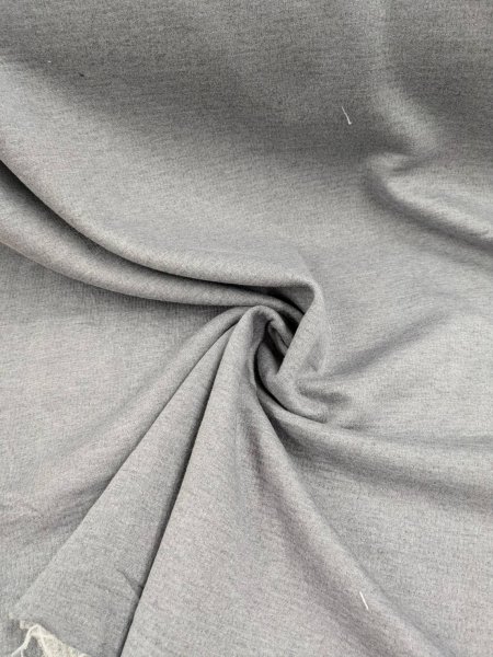 画像6: 生地:針抜きダブルフェイスキルトニット(グレー/グレー) (6)