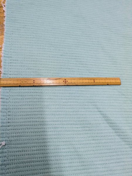 画像2: 生地:針抜きダブルフェイスキルトニット(グレー/グリーン) (2)