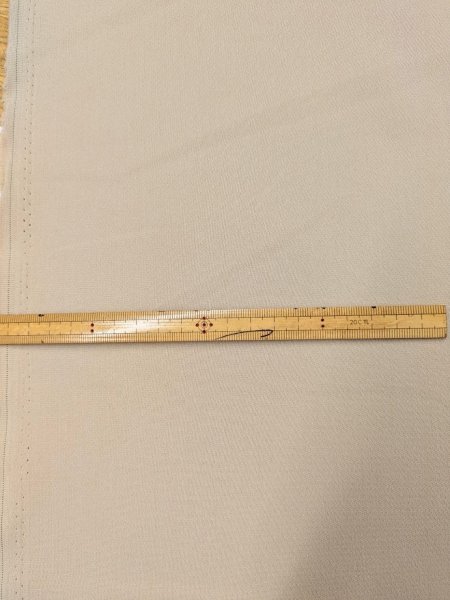 画像2: 生地:ダブルクロス2WAYポリエステルストレッチ(ベージュ) (2)