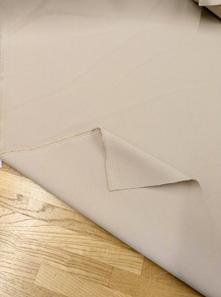 画像3: 生地:ダブルクロス2WAYポリエステルストレッチ(ベージュ) (3)