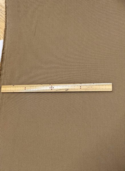 画像2: 生地:ダブルクロス2WAYポリエステルストレッチ(モカベージュ) (2)