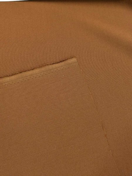 画像3: 生地:ダブルクロス2WAYポリエステルストレッチ(ブラウン) (3)