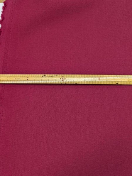 画像2: 生地:ダブルクロス2WAYポリエステルストレッチ(ラズベリー) (2)
