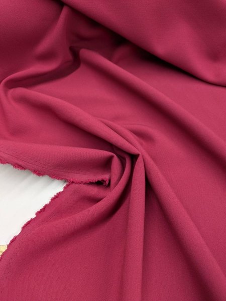 画像3: 生地:ダブルクロス2WAYポリエステルストレッチ(ラズベリー) (3)