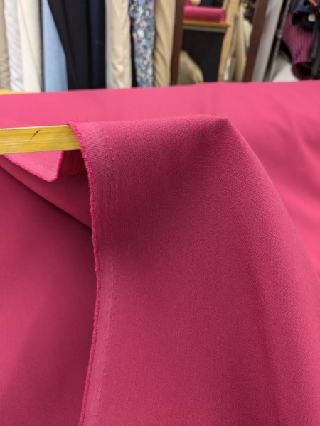 画像6: 生地:ダブルクロス2WAYポリエステルストレッチ(ラズベリー) (6)
