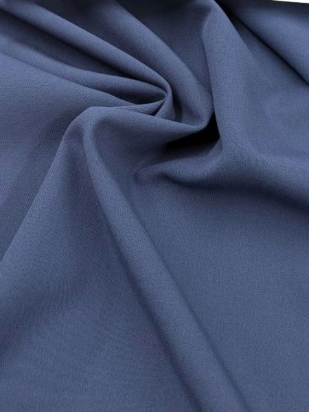 画像6: 生地:ダブルクロス2WAYポリエステルストレッチ(インクブルー) (6)