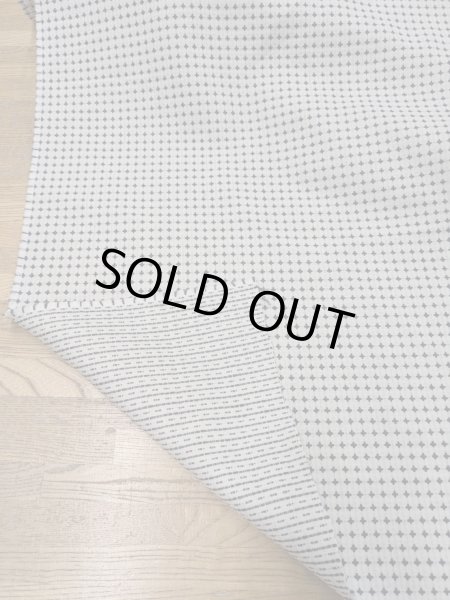 画像3: 生地:綿100%刺子風方眼柄(白/黒) (3)