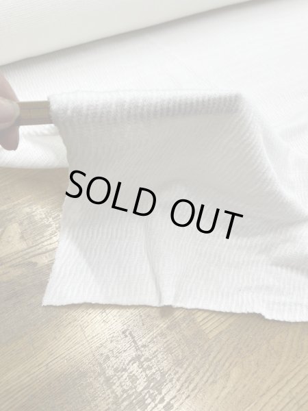 画像6: 生地:綿100%シャーリングニット(オフ白) (6)