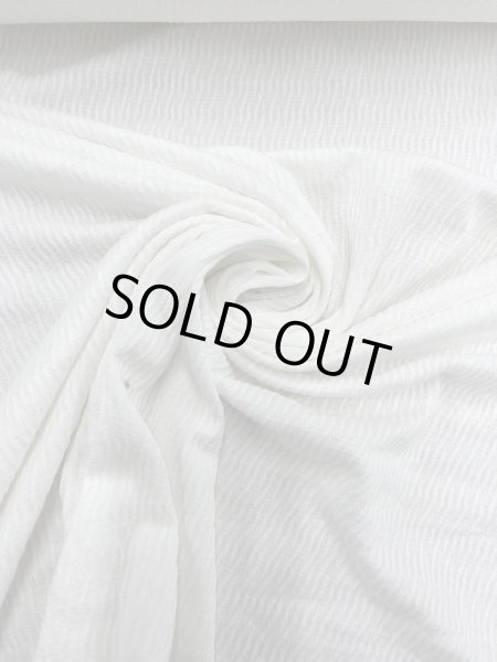 画像7: 生地:綿100%シャーリングニット(オフ白) (7)