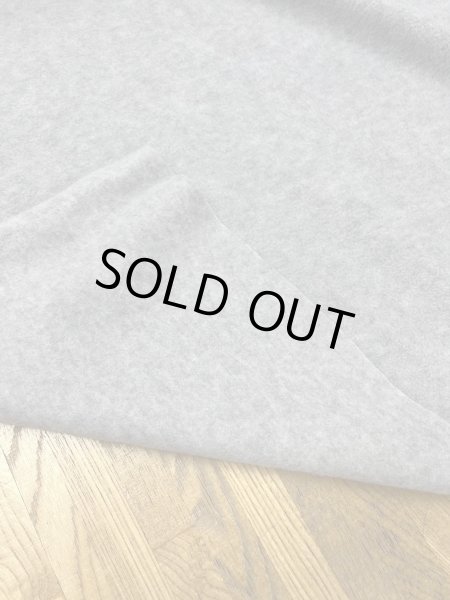 画像3: 生地：ポリエステル両面フリース（ライトグレー） (3)