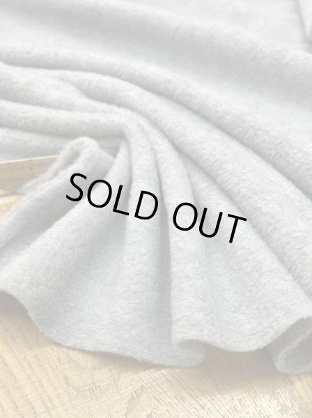 画像5: 生地：ポリエステル両面フリース（ライトグレー） (5)