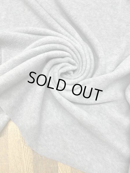 画像6: 生地：ポリエステル両面フリース（ライトグレー） (6)