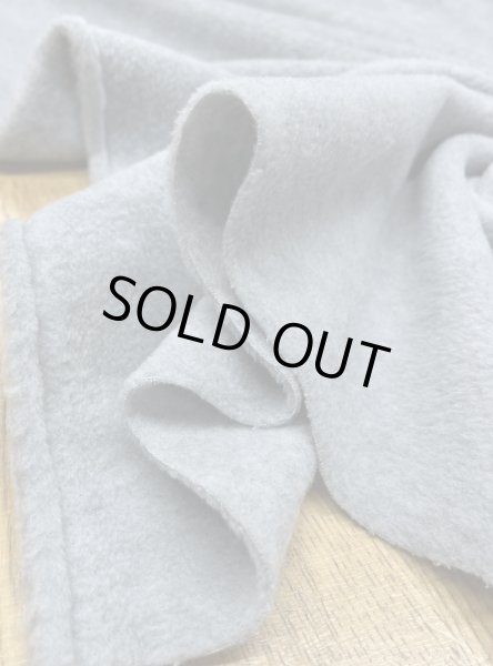 画像7: 生地：ポリエステル両面フリース（ライトグレー） (7)