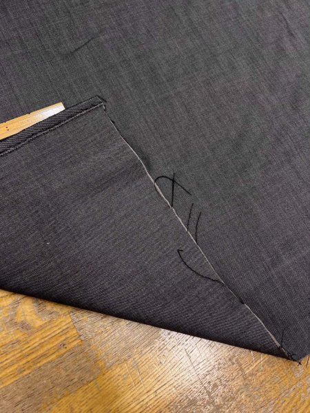 画像3: 生地:やや薄手ウールストレッチ(茶) (3)