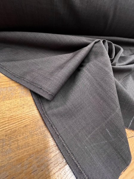 画像7: 生地:やや薄手ウールストレッチ(茶) (7)