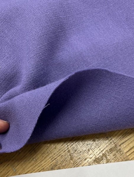 画像4: 生地:ウールコート地無地(薄紫) (4)