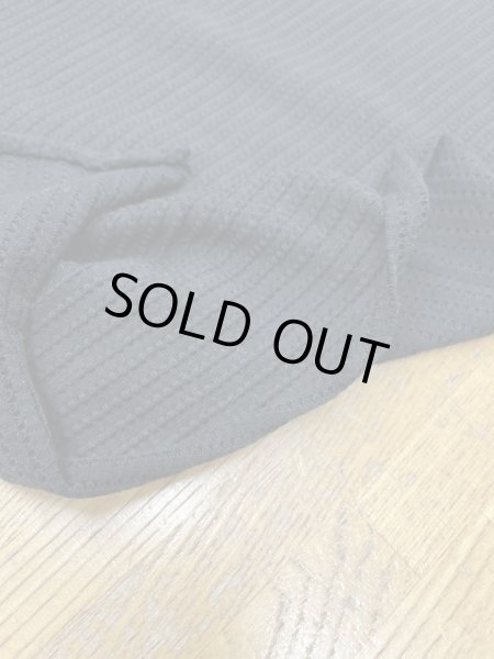 画像5: 生地:綿ナイロンポコポコボーダー2WAYニット(黒) (5)