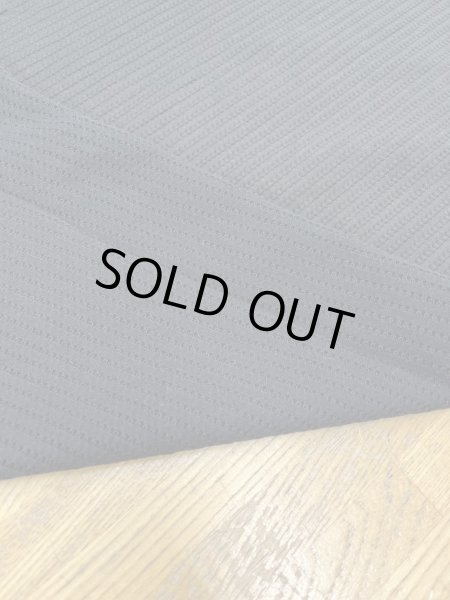 画像4: 生地:綿ナイロンポコポコボーダー2WAYニット(黒) (4)