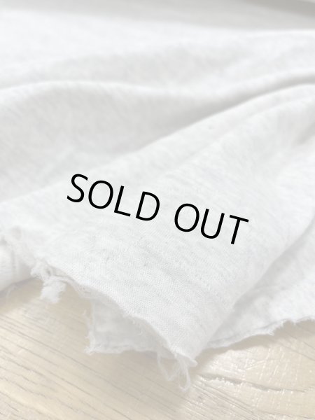 画像7: 生地:星柄キルトニット(杢グレー) (7)