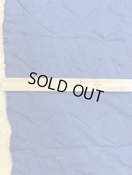 画像2: 生地:星柄キルトニット(ネイビー) (2)