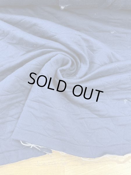 画像6: 生地:星柄キルトニット(ネイビー) (6)