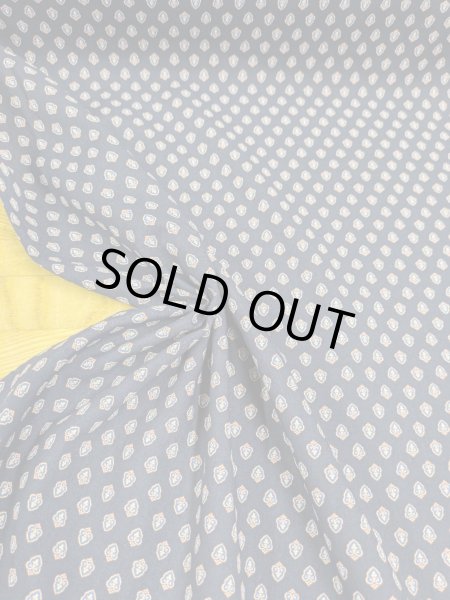 画像5: 生地:プロヴァンス風小紋柄ポリプリント(紺/青) (5)