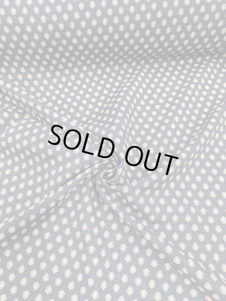 画像6: 生地:プロヴァンス風小紋柄ポリプリント(紺/青) (6)