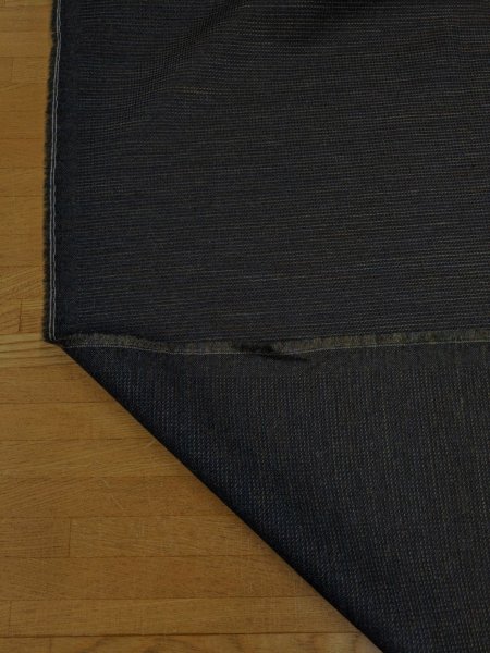 画像3: 生地:ウールポリグラデーション糸入りワッフル織り(黒) (3)