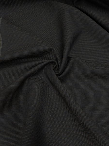 画像6: 生地:ウールポリグラデーション糸入りワッフル織り(黒) (6)