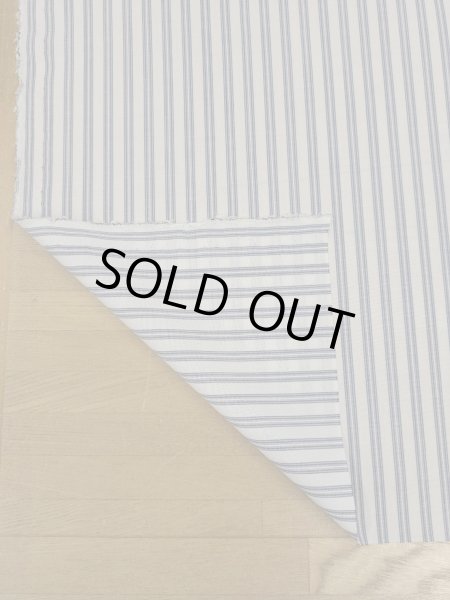 画像3: 生地：ポリウールストライプ（オフ／紺） (3)