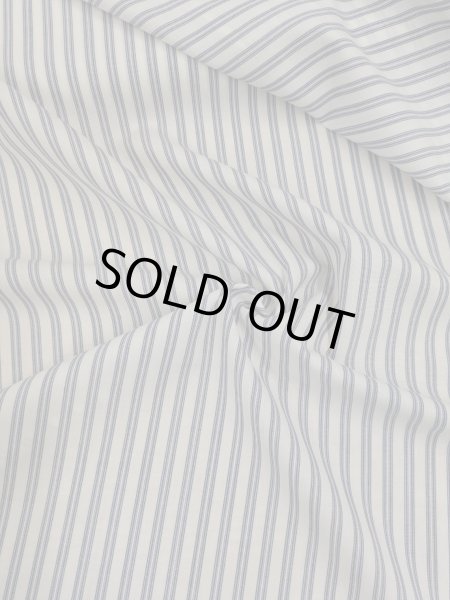 画像6: 生地：ポリウールストライプ（オフ／紺） (6)