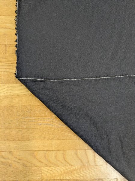 画像3: 生地:ウールソフトサージ(チャコール) (3)