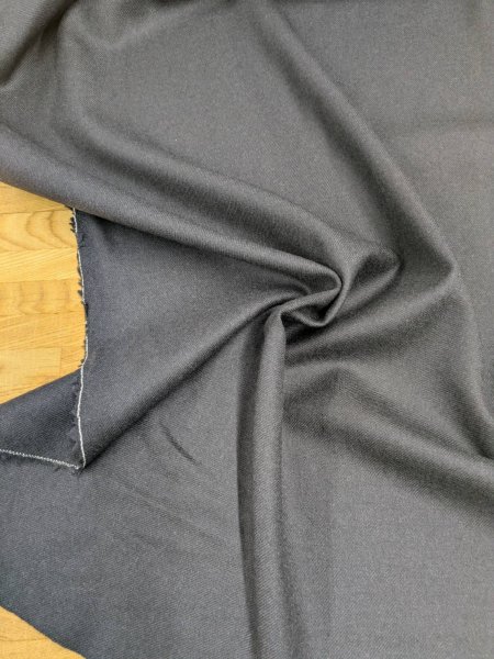 画像4: 生地:ウールソフトサージ(チャコール) (4)