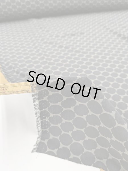 画像4: 生地：ポリ100％ニューヴィーナスデシン（グレ―／黒） (4)