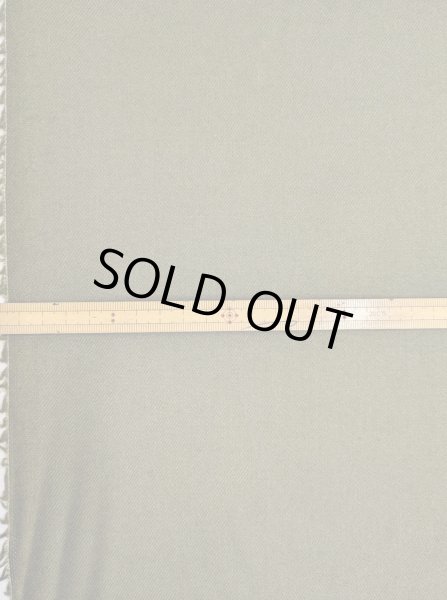 画像2: 生地：ウールサージ（オリーブグリーン） (2)